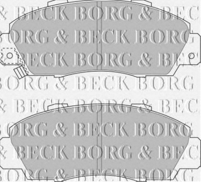 BORG & BECK bbp1389 -  Комплект тормозных колодок, дисковый тормоз